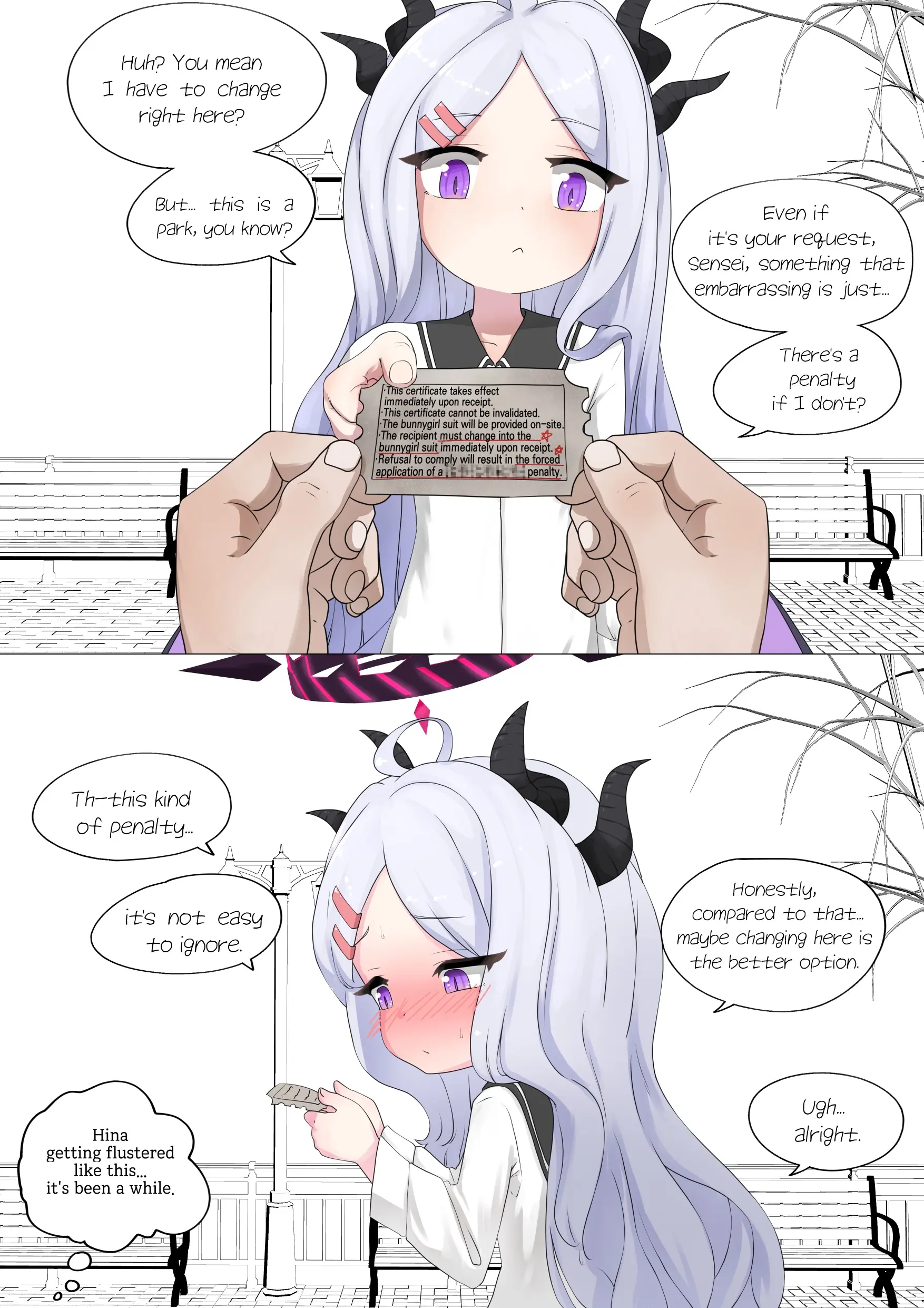 Hina Ni "Bunny Girl Kite Ne" Coupon O Ageta.